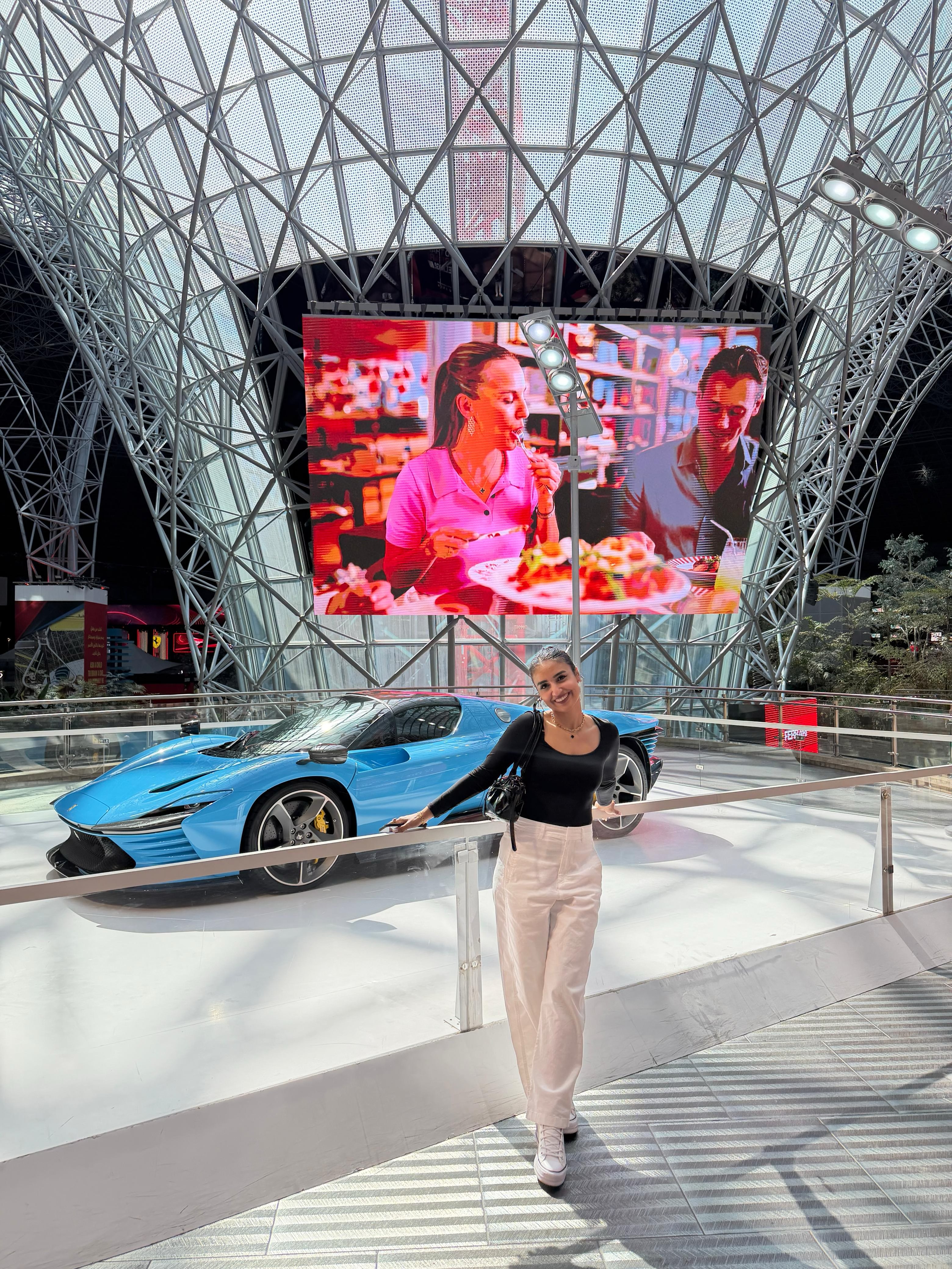 Ferrari World commercial shoot